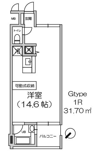 匠空京町堀 1R 31.70㎡