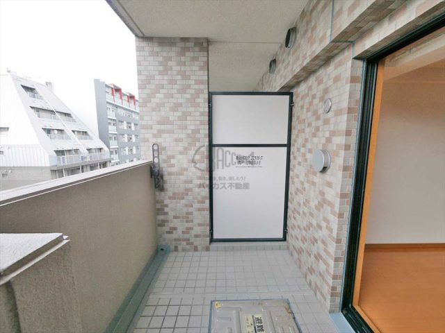 リーガル西天満Ⅲ Atype 1LDK 39.08㎡のバルコニー