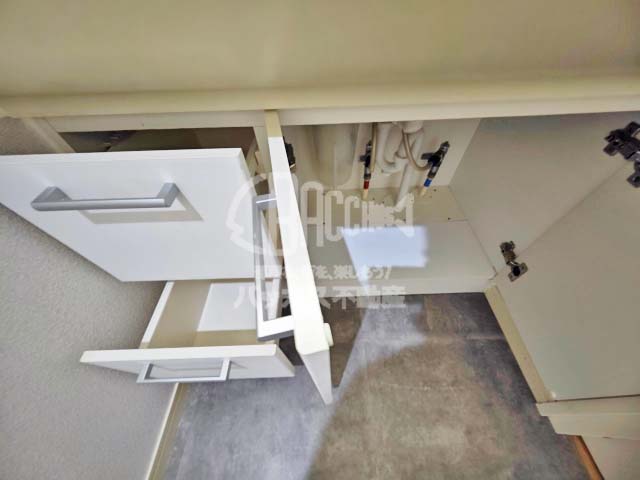 パレスコート小橋町 2LDK 58.62㎡の洗面台収納