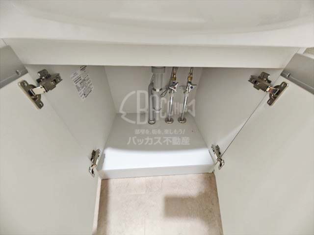 アプリーレ中之島 Atype 1LDK+SIC+WIC 34.36㎡の洗面台収納