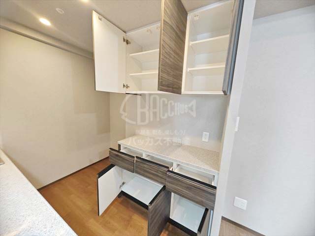 シエリア大阪天神橋 2LDK+WIC+SIC 60.45㎡の食器棚