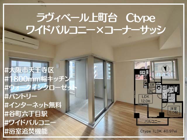 ラヴィベール上町台 Ctype 1LDK 40.97㎡