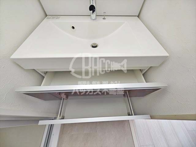 ディームス福島 A2type 1LDK 41.76㎡の洗面台収納