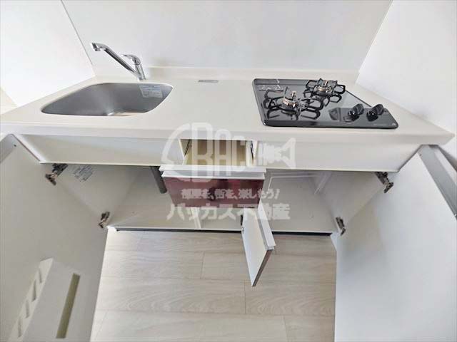 ディームス福島 A2type 1LDK 41.76㎡のキッチン収納